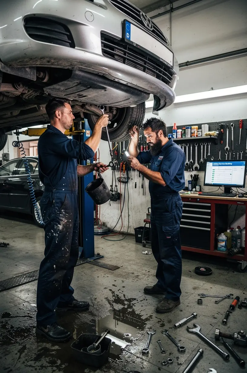 Autoservis s profesionálnym personálom pripravený na rýchlu a transparentnú opravu vozidla.